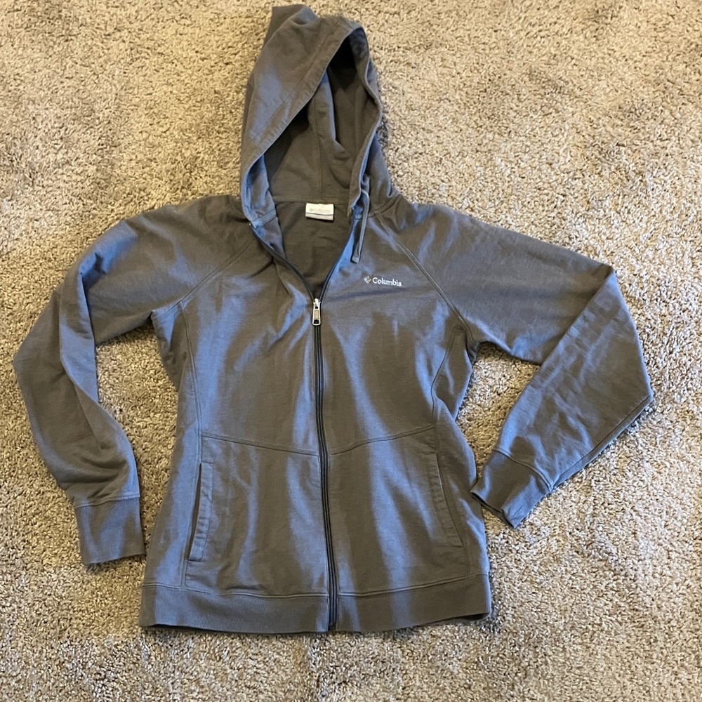 Columbia Charcoal Full-Zip Hoodie